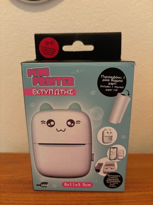 Mini Portable Thermal Printer with Bluetooth and 5 Thermal Paper Rolls