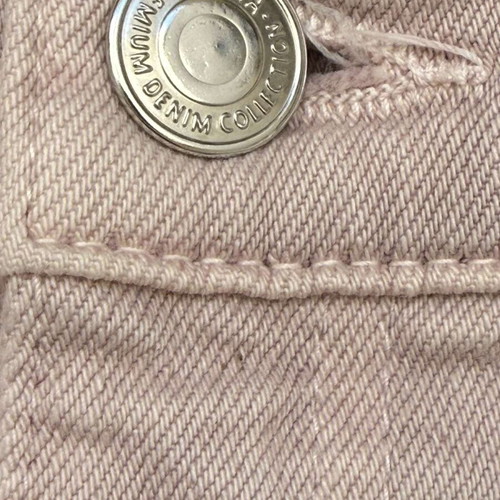 Zara women's jeans used, pink, size S-M