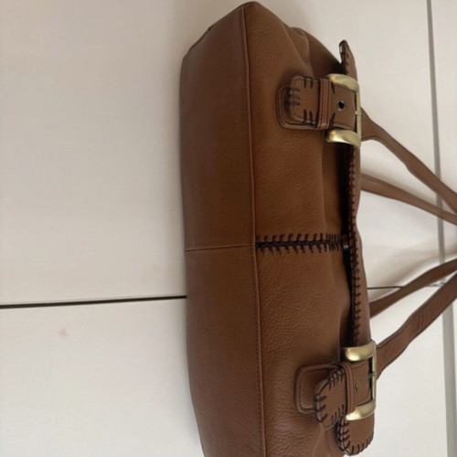 Franco Sarto leather shoulder bag like new, brown