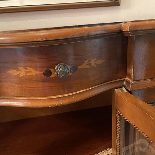 Classic Baroque Sideboard Console with Marquetry used