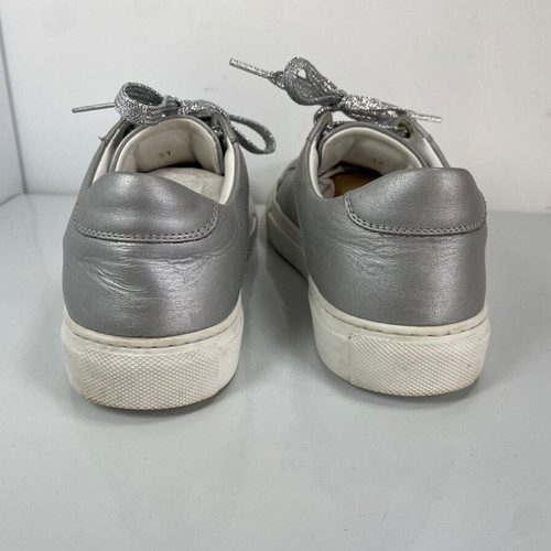 MCM grey leather sneakers size 37 used