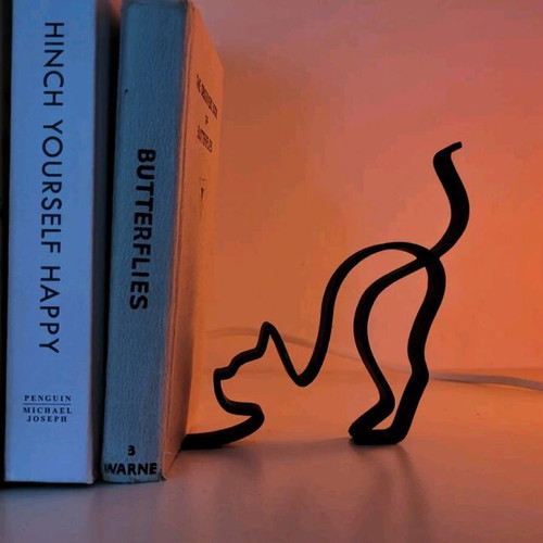 Minimalist cat book stand new