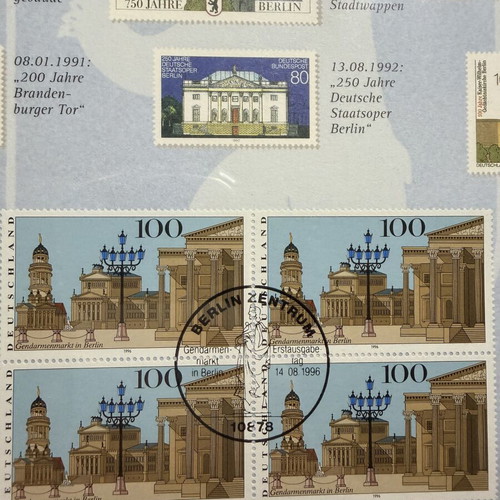 Deutsche Post philatelic sheets 1995–1997 like new, Germany