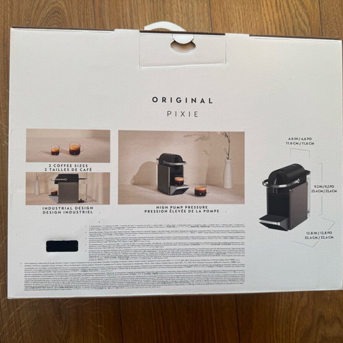 Nespresso Original Pixie Titan coffee machine new