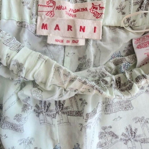 Marni Printed Shorts by Maria M. Suarez New, Size 36, Silk