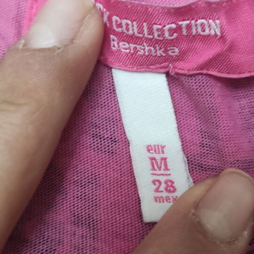Bershka medium blouse used, pink