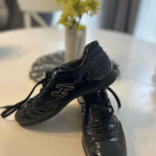 Hogan women's patent leather shoes black size 36 1/2 like new
