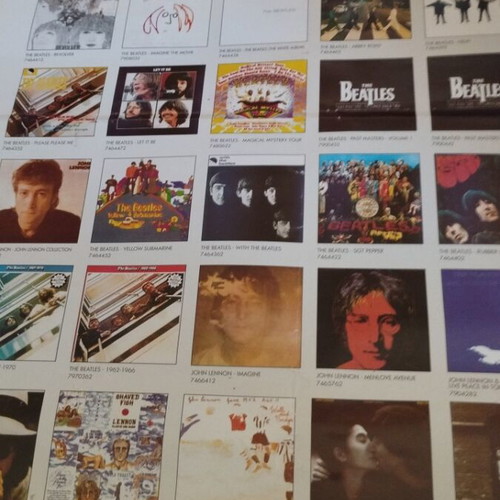 The Beatles Promo Poster used, Artist Of The Month, 65x45 cm