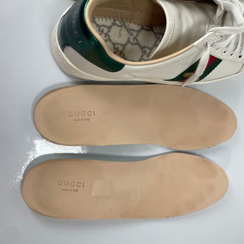 Gucci Ace sneakers like new, white, size 38.5 (real 39)