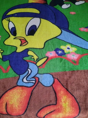 Children's blanket used with cartoon design 2.20x1.60