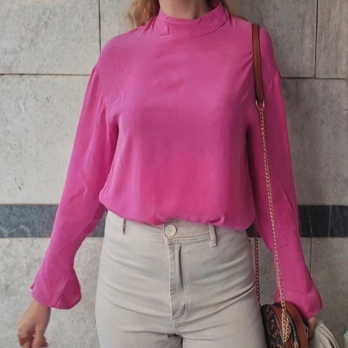 Zara pink blouse like new, size XS