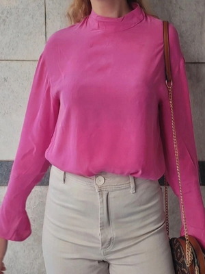 Zara pink blouse like new, size XS