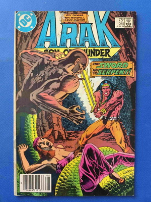Arak Son of Thunder 36 comic book used, English