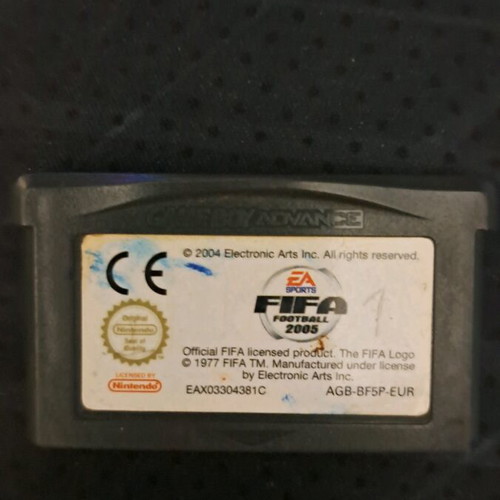 FIFA Football 2005 Game Boy Advance cartridge used