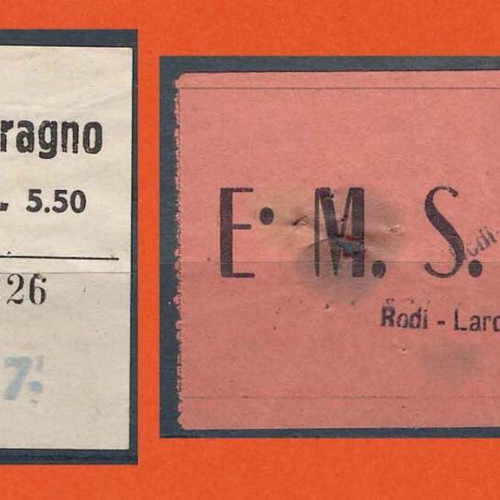 Bus tickets used, 4 pieces, villages of Rhodes (Italian period)