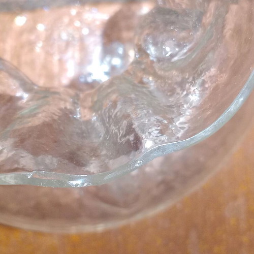 Sea of Sweeden Handmade Glass Vase used with small chip