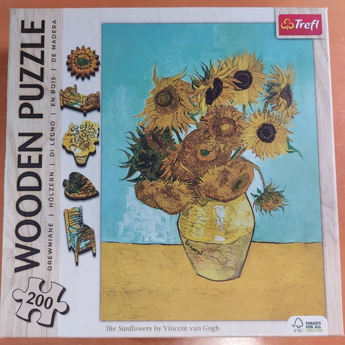 Trefl The Sunflowers 200-piece wooden puzzle