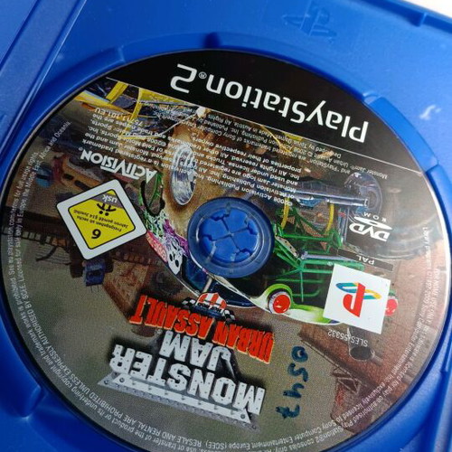 Monster Jam used PlayStation 2 game