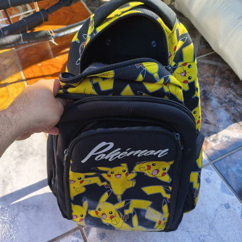 Gim Pokemon Pikachu School Trolley Bag used