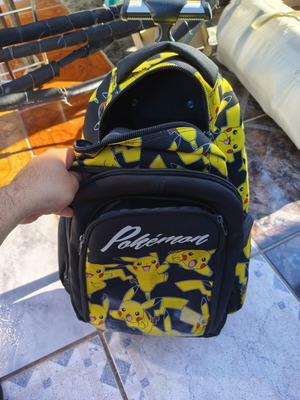 Gim Pokemon Pikachu School Trolley Bag used