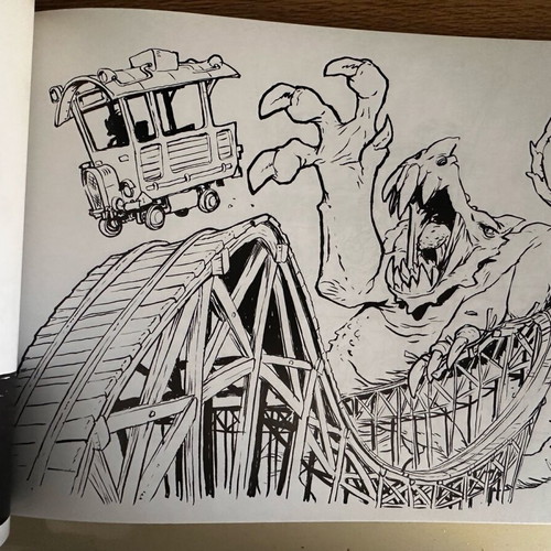 Inktober artbook like new, English