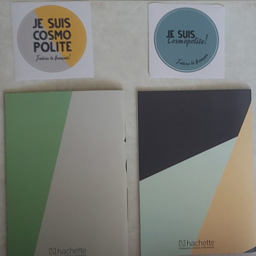 French learning notebooks new with 30 sheets and stickers