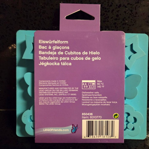 Lego 850436 Friends Ice Cube Tray new