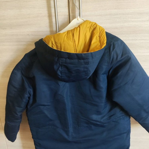 Marks & Spencer reversible jacket for 10-11 years like new, blue and yellow