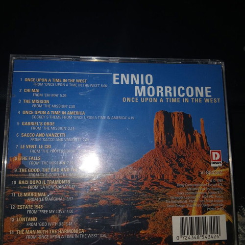Ennio Morricone Once Upon a Time in the West CD used