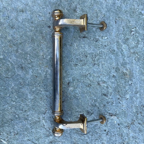 Door Handle nickel chrome used with normal wear
