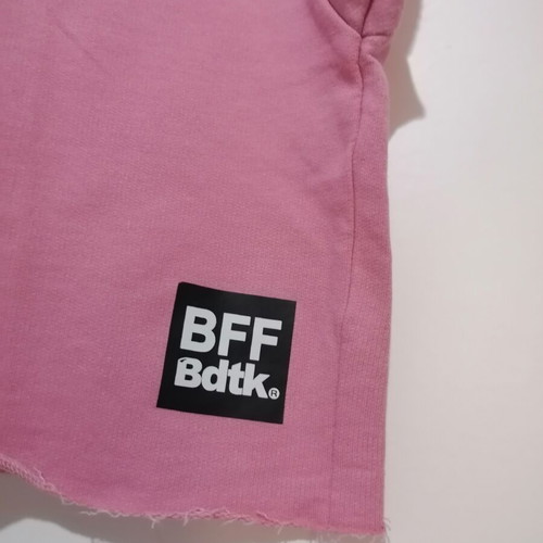 Bdtk cropped top with hood like new, pink, size XS