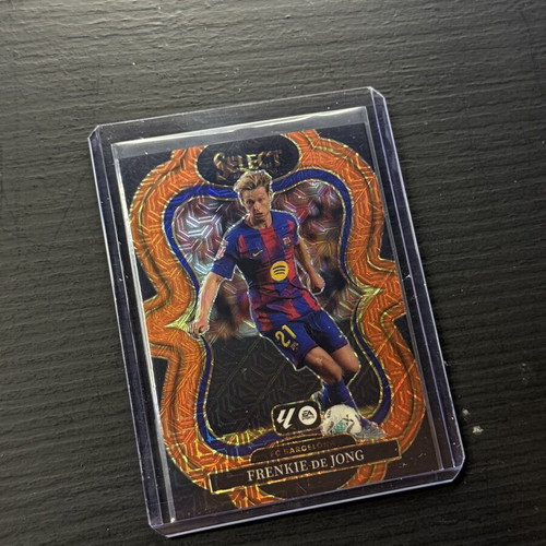 Frenkie De Jong Panini Select Gold Parallel 199 La Liga 2025/26 Card New