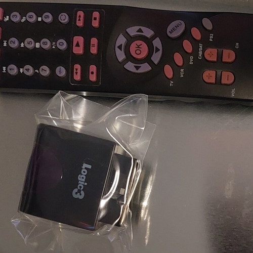 PS2 DVD Remote Logic3 with Receiver new, programmable for 5 devices