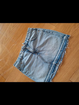 Mini denim skirt H&M like new, blue, size S