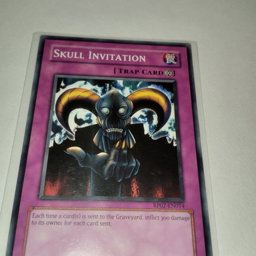 Skull Invitation Yu-Gi-Oh! trap card, common rarity