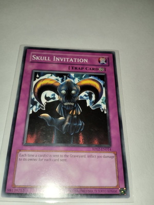 Skull Invitation Yu-Gi-Oh! trap card, common rarity