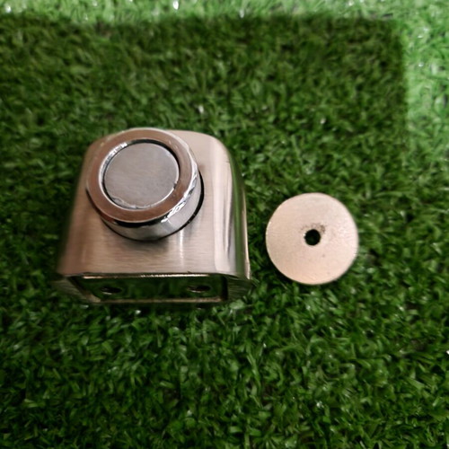 Magnetic door stop stainless steel floor