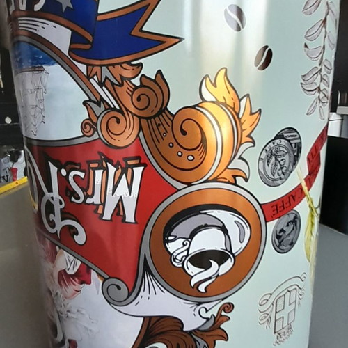 Mrs. ROSE empty coffee tin used