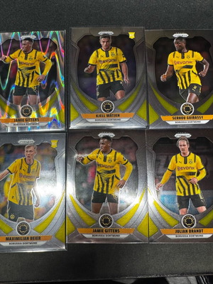 Borussia Dortmund soccer cards new, bundle of 6 with 2 RC