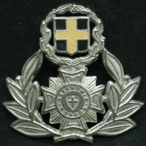 Police of Cities badge used for vintage cap