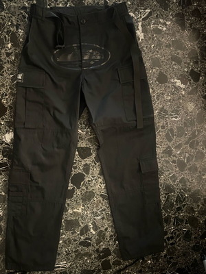 Corteiz Cargo Παντελόνι Triple Black Μέγεθος M Like New