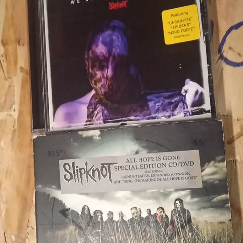 Slipknot We Are Not Your Kind and All Hope Is Gone deluxe edition CD/DVD used