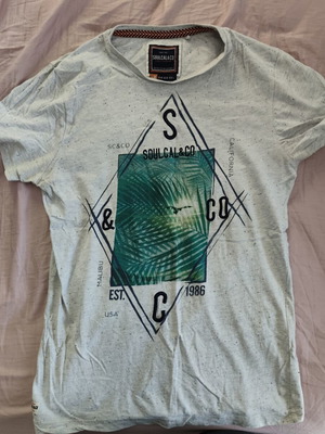 Soulcal & Co T-shirt medium new, white multicolor