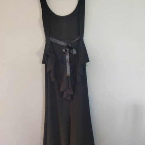 Maxi backless dress like new, black