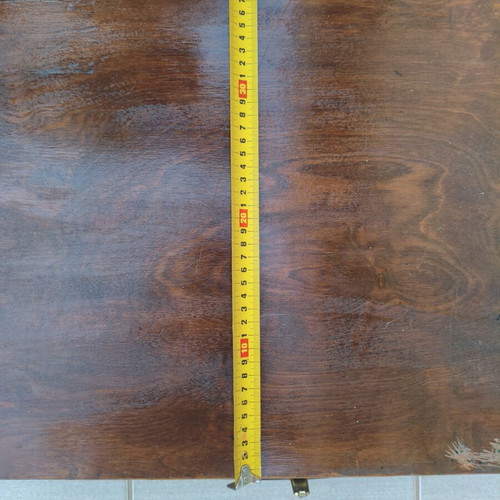 Wooden Vintage Suitcase used with metal clasps 70x40x30 cm