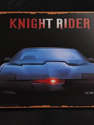 Vintage μεταλλική πινακίδα Knight Rider K.I.T.T. σαν καινούργια