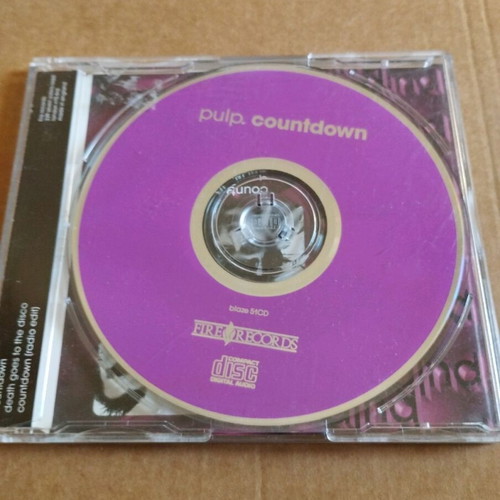 Pulp Countdown CD single like new, pop