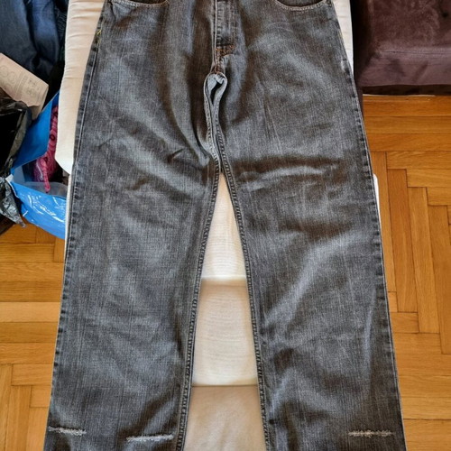 Matix men's jean-style pants like new, size 30, gray and blue