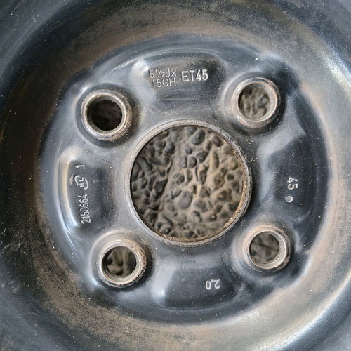 Steel rims used set of 4 15" 4x100 5.5Jx15 ET45 with 16 bolts