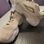 Fila Memory Athletic Shoes, Size 39, Beige